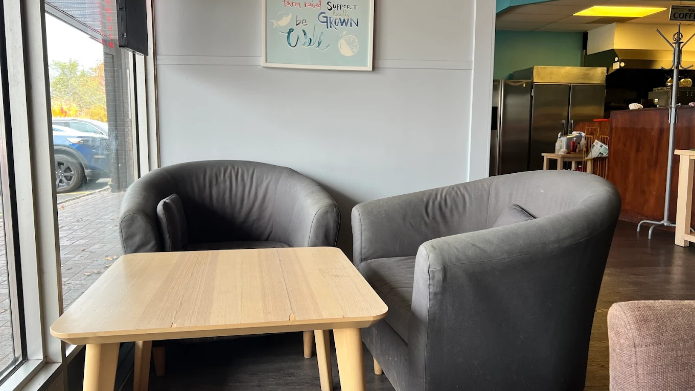 Cozy lounge seating area